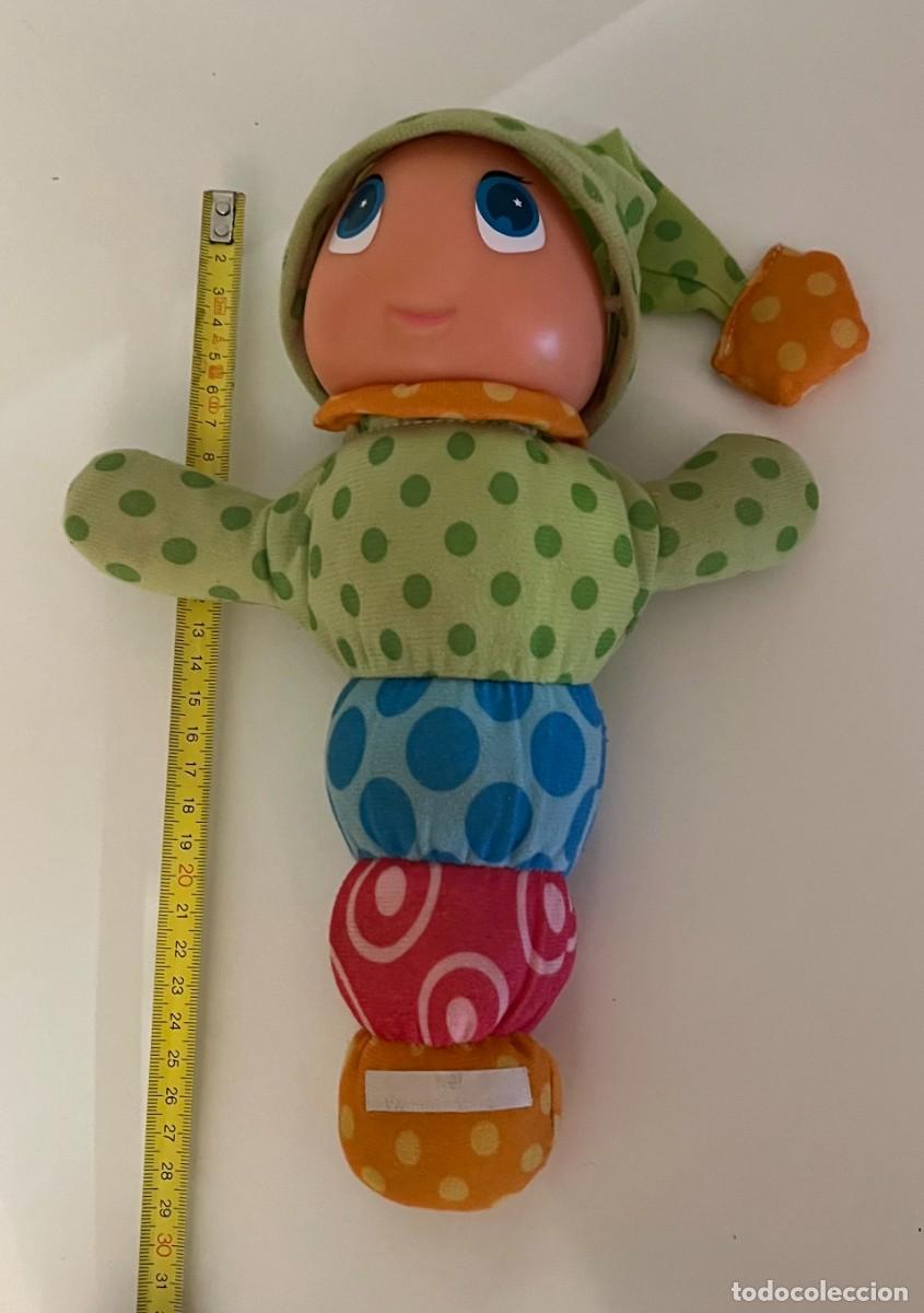 Mu&ntilde;ecas espa&ntilde;olas modernas: ANTIGUO MU&Ntilde;ECO GUSY LUZ DOS CARAS A&Ntilde;OS 90 SIN MECANISMO MOLTO 28 cm.