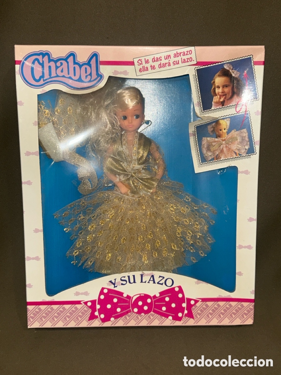 Mu&ntilde;ecas espa&ntilde;olas modernas: CHABEL Y SU LAZO FEBER, SUE&Ntilde;O DORADO, REF 1146, EN SU CAJA ORIGINAL *NUEVO, NUNCA ABIERTO* A&Ntilde;OS 90