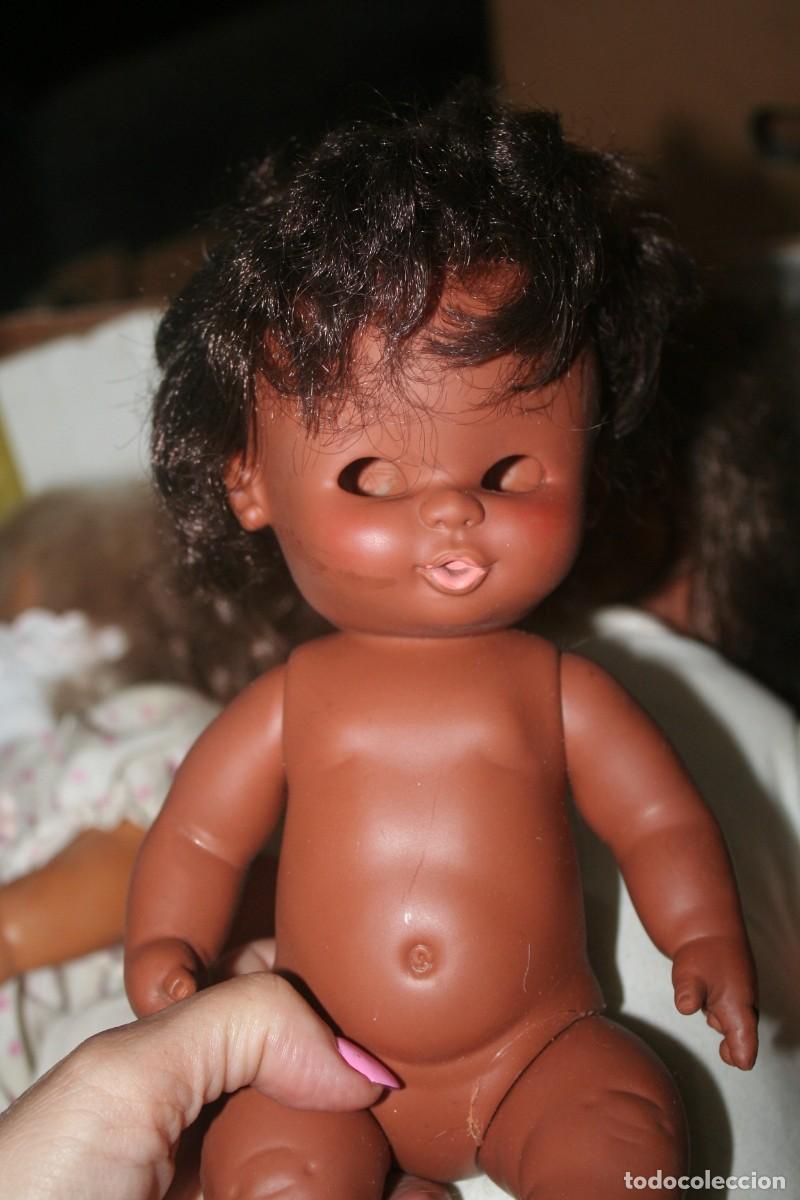 Mu&ntilde;ecas espa&ntilde;olas modernas: antigua mu&ntilde;eca mu&ntilde;eco currina famosa negrita PEDIDO MINIMO 5E