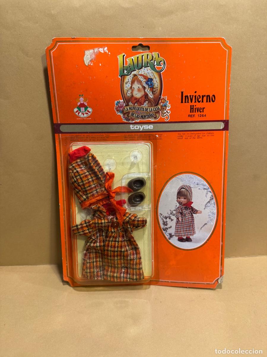 Mu&ntilde;ecas espa&ntilde;olas modernas: LAURA LA MU&Ntilde;EQUITA DE LA CASA DE LAS MONTA&Ntilde;AS TOYSE BLISTER CONJUNTO PRECINTADO, NUNCA JUGADO- (G)