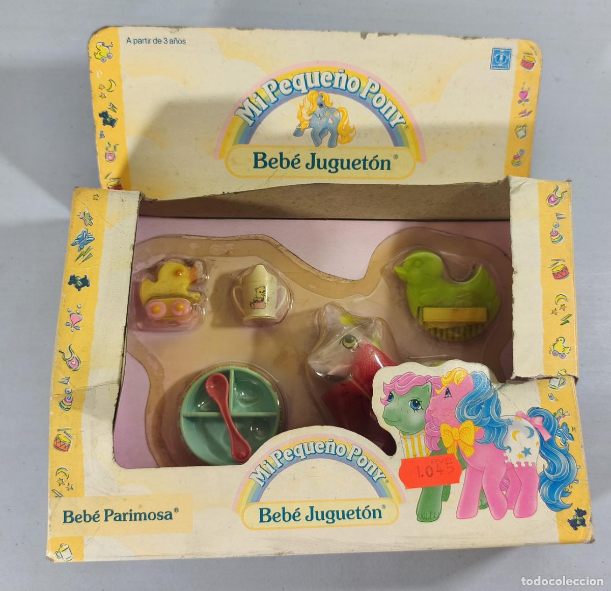 Mu&ntilde;ecas espa&ntilde;olas modernas: MI PEQUE&Ntilde;O PONY, BEBE JUGUETON, BEBE PARIMOSA, A&Ntilde;O 1989, HASBRO, EN CAJA. CC