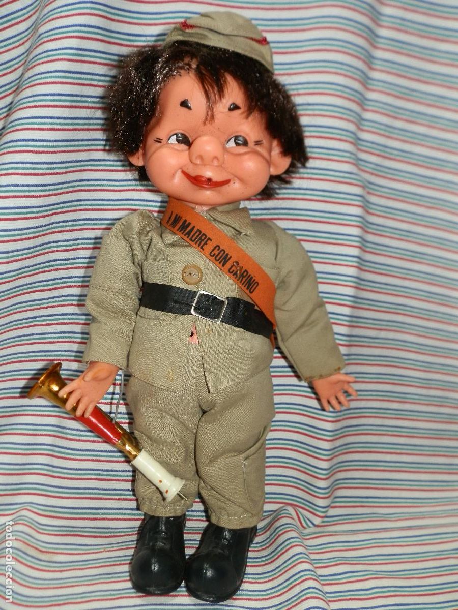 Mu&ntilde;ecas espa&ntilde;olas modernas: ANTIGUO MU&Ntilde;ECO SIN MARCA, LEGIONARIO MILITAR A&Ntilde;OS 70/80