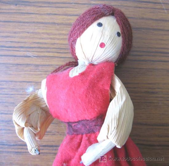 Mu&ntilde;ecas extranjeras: Mu&ntilde;eca de hojas de ma&iacute;z o similar - Foto 2