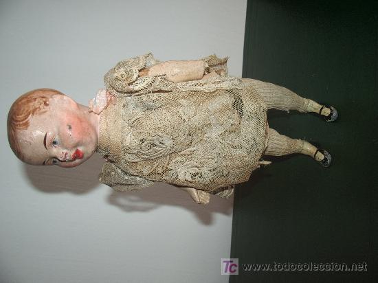 Mu&ntilde;ecas extranjeras: Antigua MU&Ntilde;ECA a CUERDA. - Foto 4