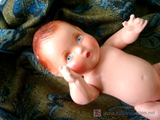 Mu&ntilde;ecas extranjeras: Mu&ntilde;eca antigua beb&eacute; de composici&oacute;n - Foto 10