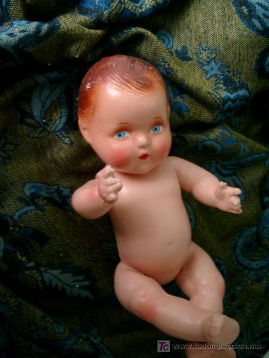 Mu&ntilde;ecas extranjeras: Mu&ntilde;eca antigua beb&eacute; de composici&oacute;n - Foto 8