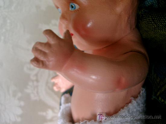 Mu&ntilde;ecas extranjeras: Mu&ntilde;eca antigua beb&eacute; de composici&oacute;n - Foto 5
