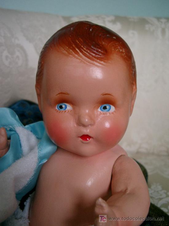 Mu&ntilde;ecas extranjeras: Mu&ntilde;eca antigua beb&eacute; de composici&oacute;n - Foto 14