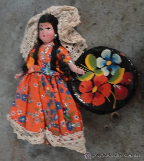 Mu&ntilde;ecas extranjeras: Mu&ntilde;eca Mexicana, 16 cm aprox. - Foto 1