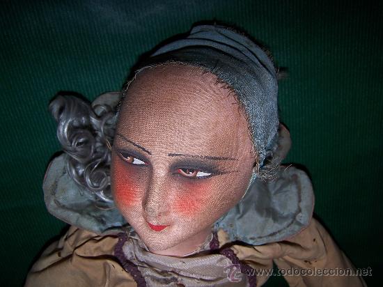 Mu&ntilde;ecas extranjeras: ANTIQUE DOLL - MU&Ntilde;ECA ANTIGUA DE TELA - Foto 12
