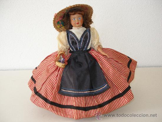 Mu&ntilde;ecas extranjeras: Mu&ntilde;eca francesa celuloide a&ntilde;os 40 -50 - Foto 2