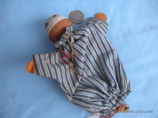 Mu&ntilde;ecas extranjeras: MU&Ntilde;ECA MU&Ntilde;ECO CON CABEZA DE BARRO - Foto 3
