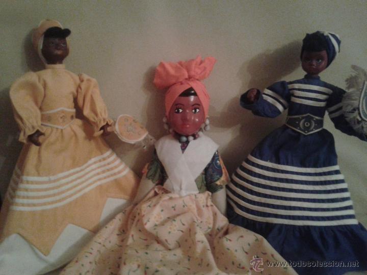 Mu&ntilde;ecas extranjeras: LOTE DE MU&Ntilde;ECAS NEGRITAS CUBANAS . - Foto 1