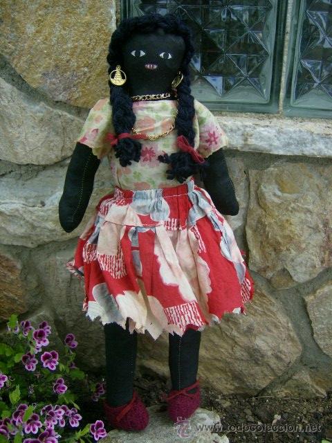 muñeca negra de trapo