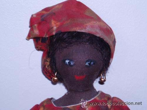 muñeca negra de trapo