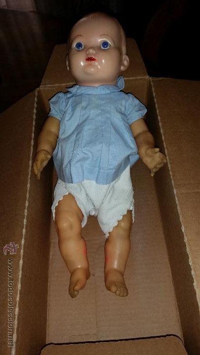 Mu&ntilde;ecas extranjeras: ANTIGUO MU&Ntilde;ECO BEBE - Foto 2