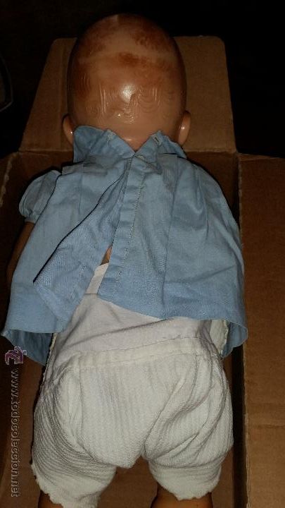Mu&ntilde;ecas extranjeras: ANTIGUO MU&Ntilde;ECO BEBE - Foto 4