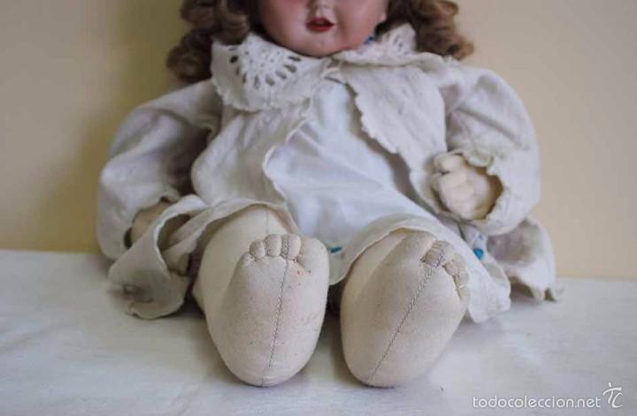 Mu&ntilde;ecas extranjeras: MU&Ntilde;ECA ANTIGUA DE TRAPO - Foto 3