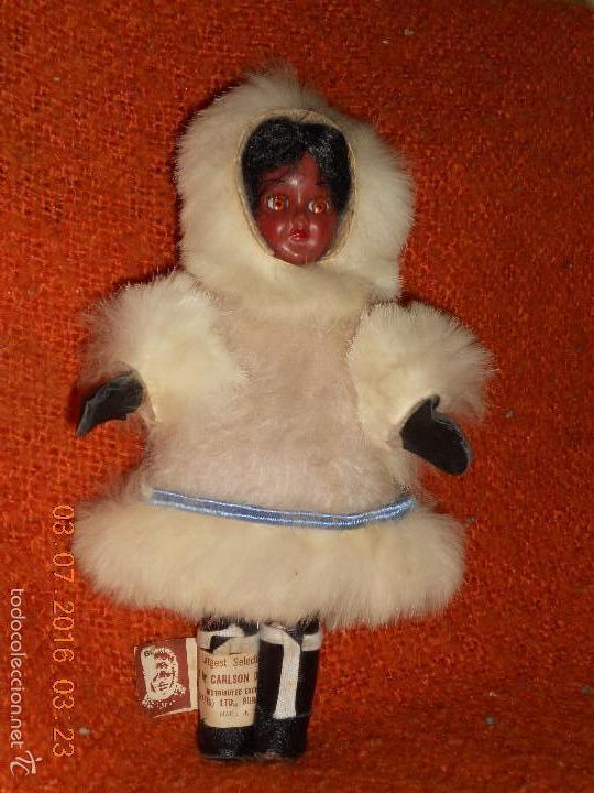 Mu&ntilde;ecas extranjeras: ANTIGUA MU&Ntilde;ECA DE CANADA MIDE 20 CM - Foto 1