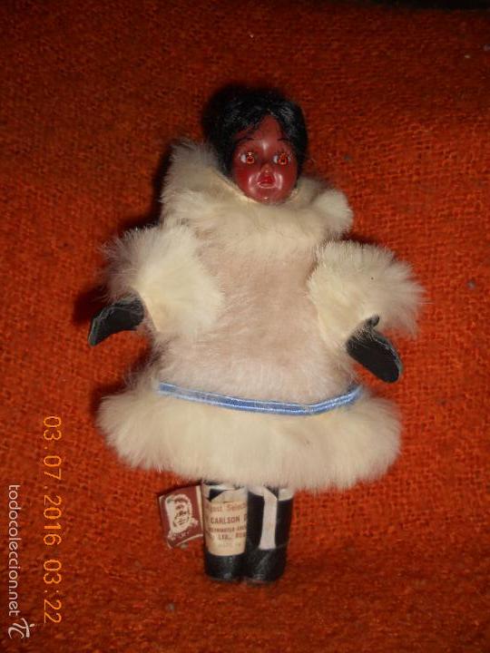 Mu&ntilde;ecas extranjeras: ANTIGUA MU&Ntilde;ECA DE CANADA MIDE 20 CM - Foto 7