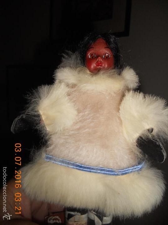 Mu&ntilde;ecas extranjeras: ANTIGUA MU&Ntilde;ECA DE CANADA MIDE 20 CM - Foto 8