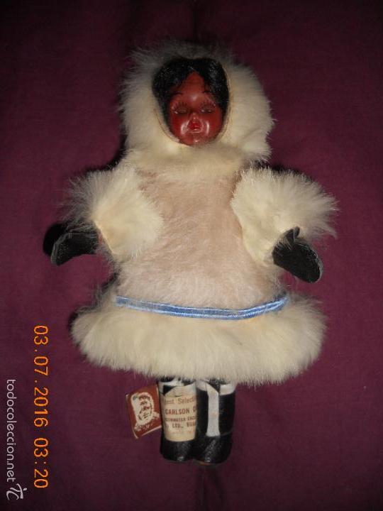 Mu&ntilde;ecas extranjeras: ANTIGUA MU&Ntilde;ECA DE CANADA MIDE 20 CM - Foto 11