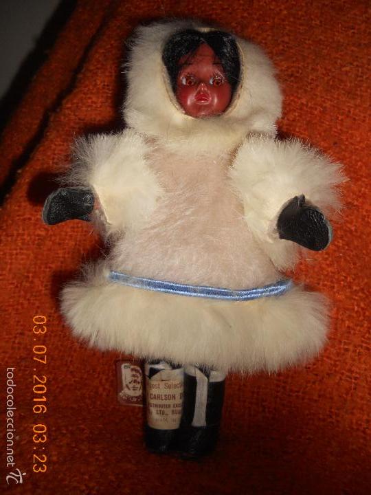 Mu&ntilde;ecas extranjeras: ANTIGUA MU&Ntilde;ECA DE CANADA MIDE 20 CM - Foto 14