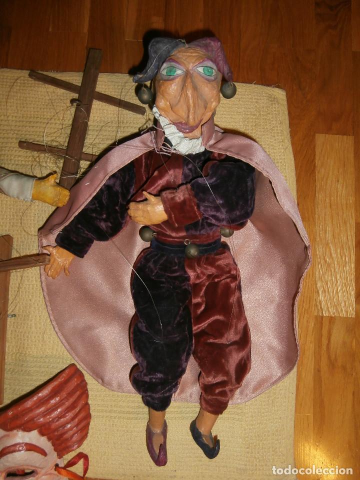 Mu&ntilde;ecas extranjeras: MARIONETAS TITERES ANTIGUOS 45 cm - Foto 2