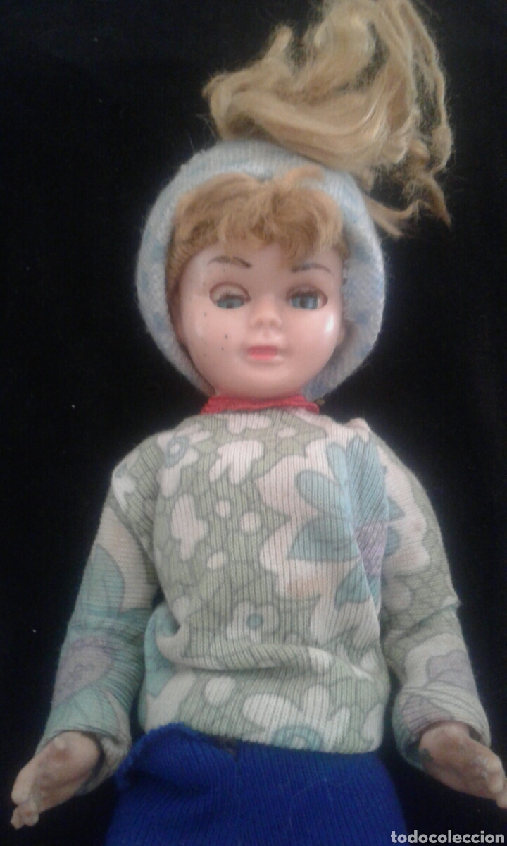 Mu&ntilde;ecas extranjeras: Antigua mu&ntilde;eca cabeza celuloide - Foto 6