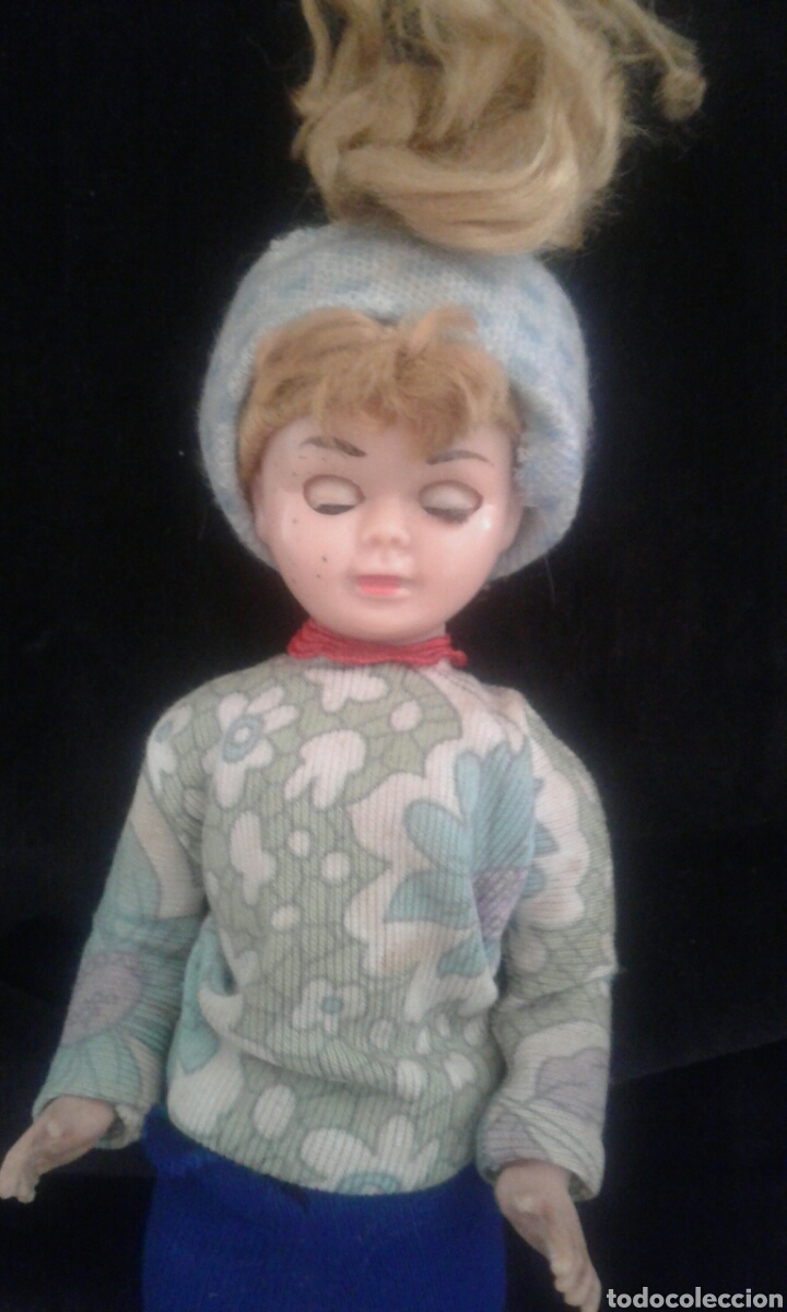 Mu&ntilde;ecas extranjeras: Antigua mu&ntilde;eca cabeza celuloide - Foto 7