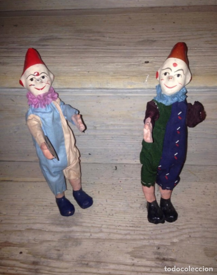 Mu&ntilde;ecas extranjeras: Mu&ntilde;ecos payasos 1930-40 - Foto 2