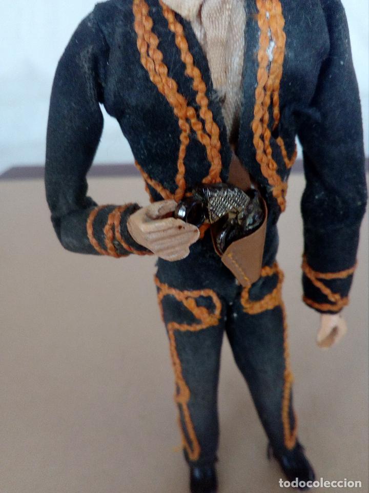 Mu&ntilde;ecas extranjeras: ANTIGUO CHARRO MEXICANO DE CELULOIDE A&Ntilde;OS 40. - Foto 4