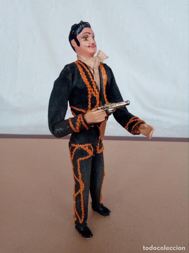 Mu&ntilde;ecas extranjeras: ANTIGUO CHARRO MEXICANO DE CELULOIDE A&Ntilde;OS 40. - Foto 9