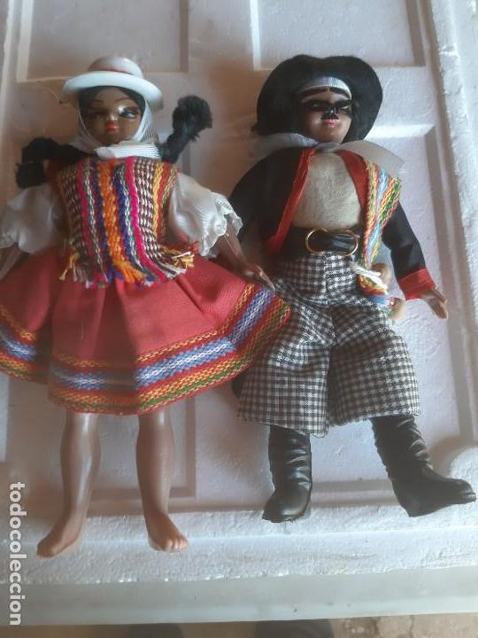 Muñecas Extranjeras: PAREJA DE MUÑEQUITOS SUDAMERICANOS - Foto 1 - 156188594
