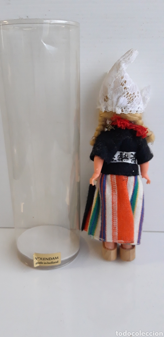 Mu&ntilde;ecas extranjeras: Mu&ntilde;eca regional antigua holanda 15 cm - Foto 2