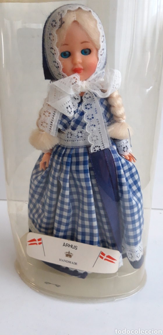 Mu&ntilde;ecas extranjeras: Mu&ntilde;eca regional antigua 16 cm - Foto 1