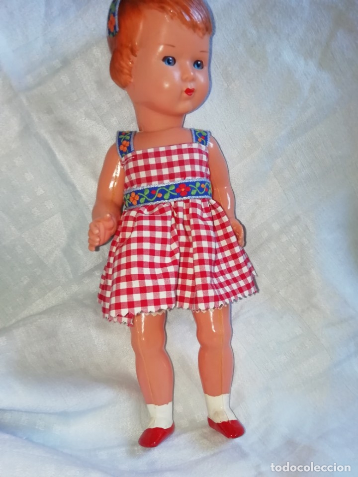Mu&ntilde;ecas extranjeras: Mu&ntilde;eca 28cm italiana celuloide - Foto 1