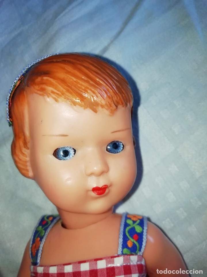 Mu&ntilde;ecas extranjeras: Mu&ntilde;eca 28cm italiana celuloide - Foto 2