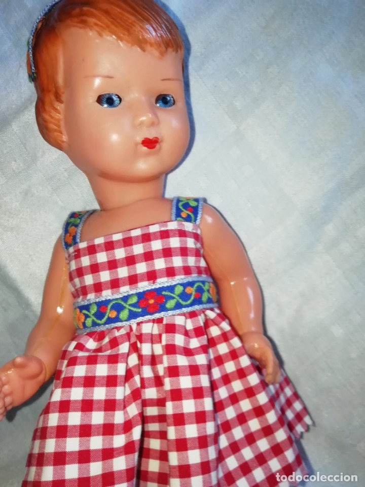 Mu&ntilde;ecas extranjeras: Mu&ntilde;eca 28cm italiana celuloide - Foto 3