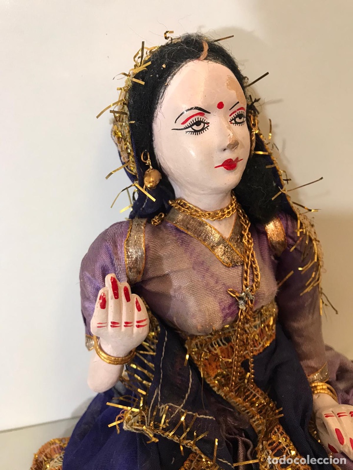 Mu&ntilde;ecas extranjeras: Antigua mu&ntilde;eca de trapo diosa - Foto 3