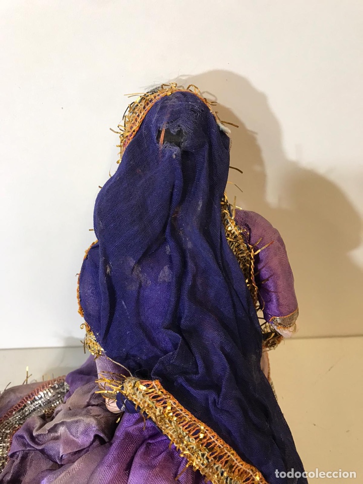 Mu&ntilde;ecas extranjeras: Antigua mu&ntilde;eca de trapo diosa - Foto 4