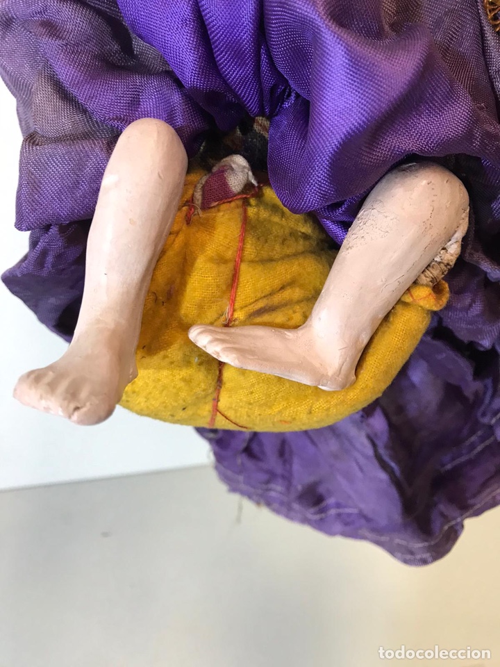 Mu&ntilde;ecas extranjeras: Antigua mu&ntilde;eca de trapo diosa - Foto 5