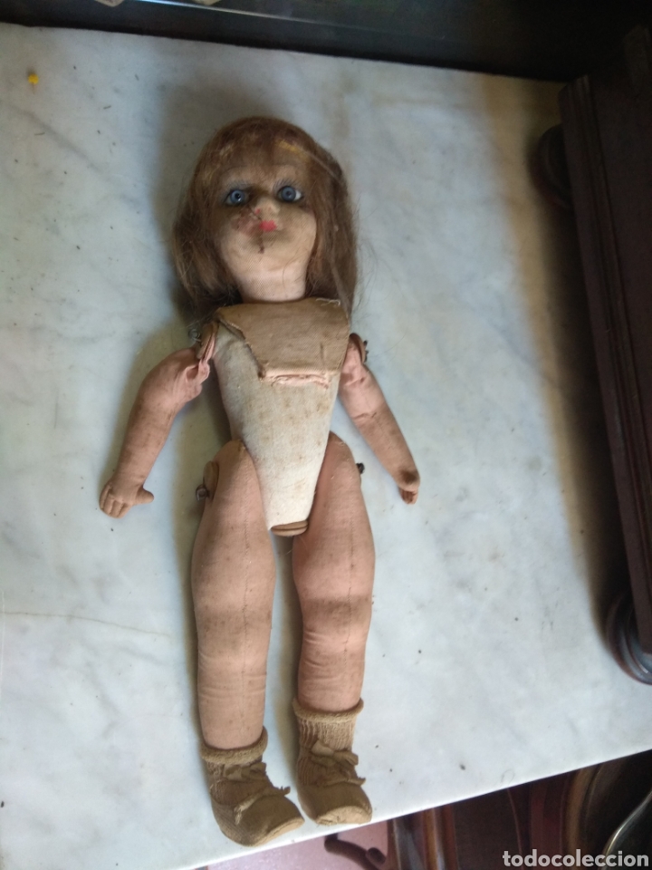 Mu&ntilde;ecas extranjeras: Antigua y Rara Mu&ntilde;eca Tipo Lenci - Foto 2