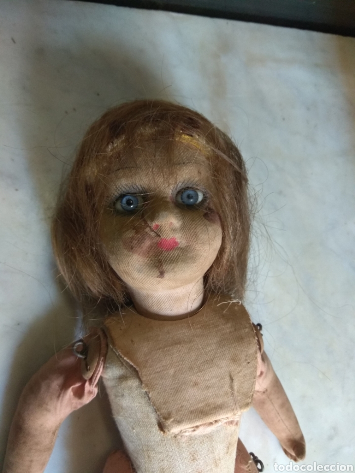 Mu&ntilde;ecas extranjeras: Antigua y Rara Mu&ntilde;eca Tipo Lenci - Foto 3