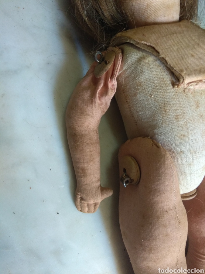 Mu&ntilde;ecas extranjeras: Antigua y Rara Mu&ntilde;eca Tipo Lenci - Foto 4