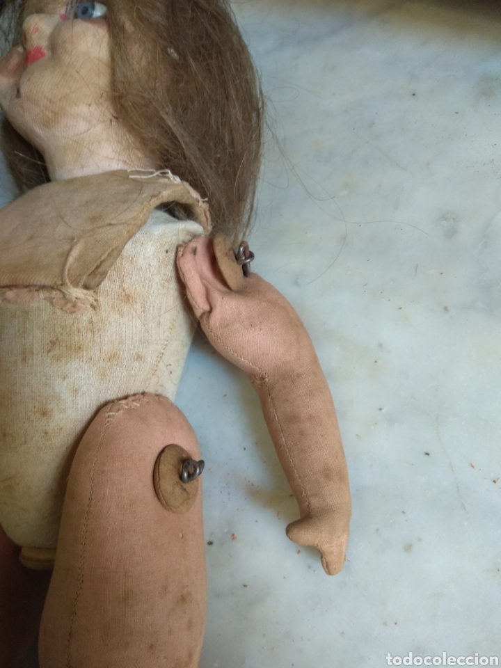 Mu&ntilde;ecas extranjeras: Antigua y Rara Mu&ntilde;eca Tipo Lenci - Foto 6