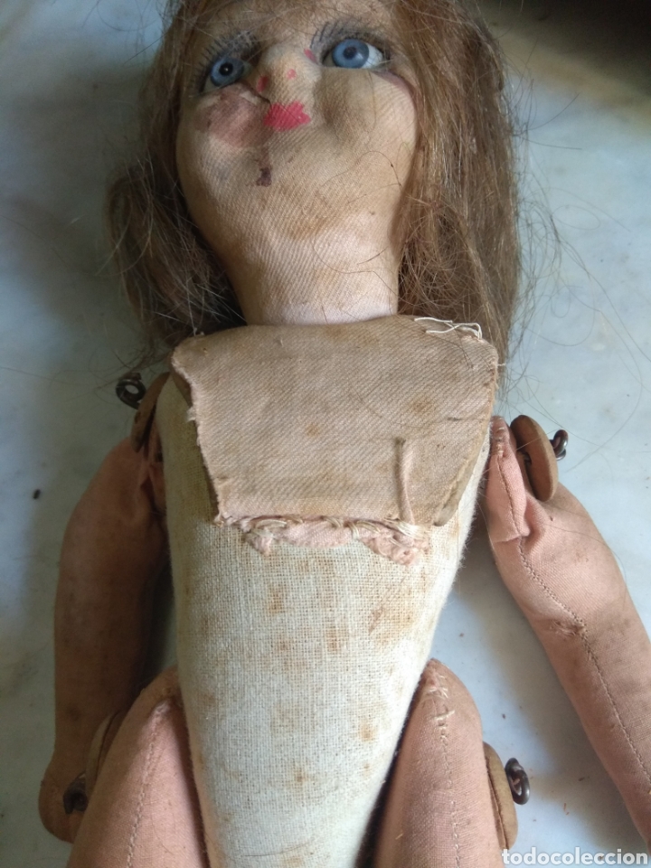 Mu&ntilde;ecas extranjeras: Antigua y Rara Mu&ntilde;eca Tipo Lenci - Foto 7