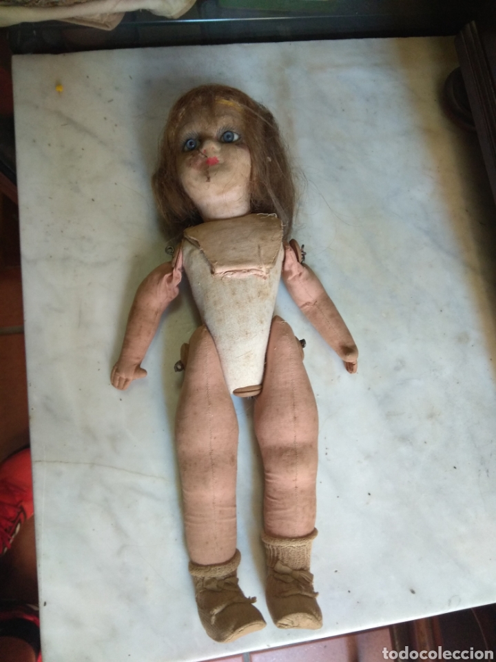 Mu&ntilde;ecas extranjeras: Antigua y Rara Mu&ntilde;eca Tipo Lenci - Foto 1