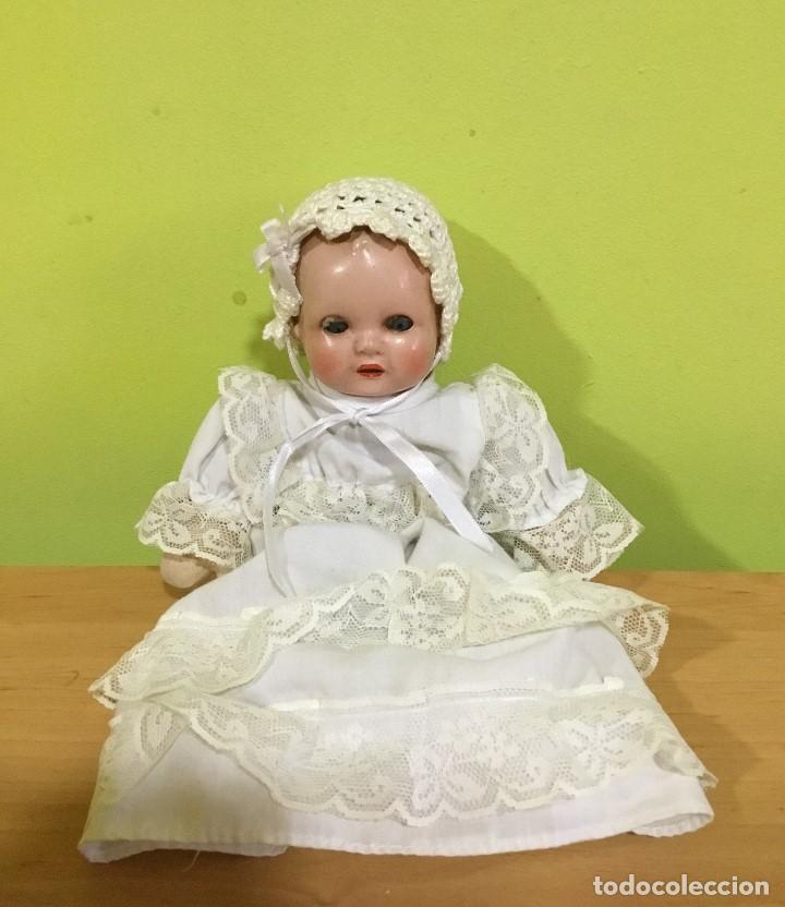Mu&ntilde;ecas extranjeras: Mu&ntilde;eca antigua inglesa de 1920-1930. - Foto 2