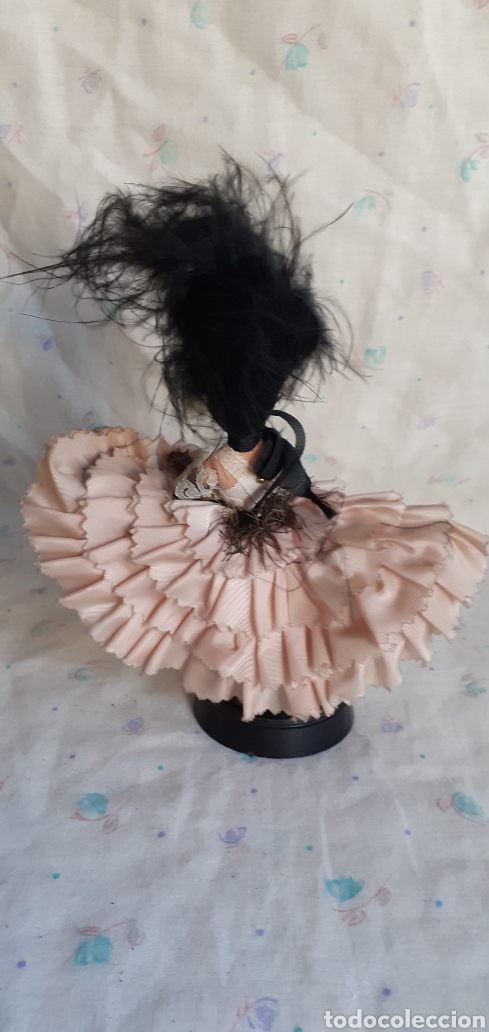 Mu&ntilde;ecas extranjeras: MU&Ntilde;ECA CELULOIDE CABARET CAN CAN ANTIGUA 16 CM APROXIMADAMENTE - Foto 4